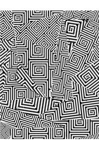 Spliced Optical Illusion Composition Book