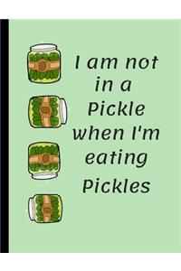 I Am Not in a Pickle When I'm Eating Pickles