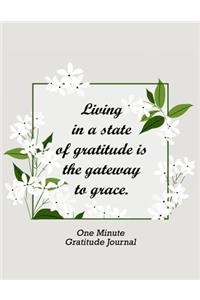 One Minute Gratitude Journal