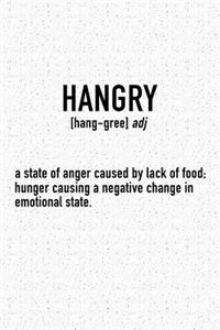 Hangry a State of Anger Caused by Lack of Food