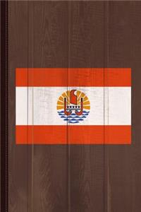 French Polynesia Flag Journal Notebook