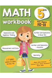 Math Workbook Grade 5 (Ages 10-11)