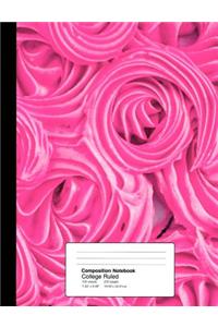 Composition Notebook College Ruled 7.44 X 9.69 Inches 100 Sheets / 200 Pages