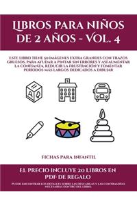 Fichas para infantil (Libros para niños de 2 años - Vol. 4)