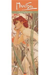 Alphonse Mucha Slim Calendar 2021 (Art Calendar)