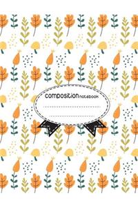 Composition Notebook, 8.5 x 11, 110 pages
