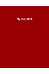 My Story Book Create Your Own Picture Book With Brick Red Cover