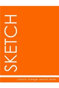 Classic Orange Sketch Book