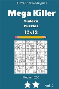 Mega Killer Sudoku Puzzles - Medium 200 vol. 2