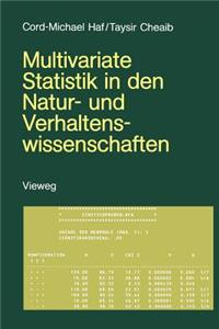 Multivariate Statistik in Den Natur- Und Verhaltenswissenschaften