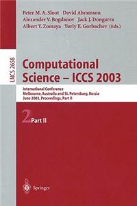 Computational Science - Iccs 2003