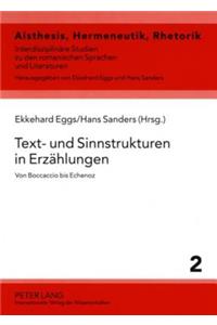 Text- und Sinnstrukturen in Erzaehlungen