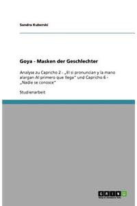 Goya - Masken der Geschlechter