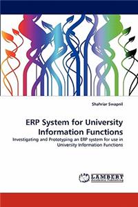 ERP System for University Information Functions