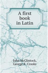 A First Book in Latin