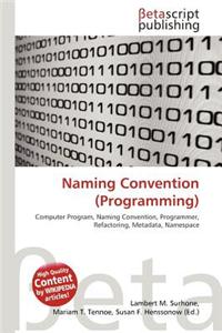 Naming Convention (Programming)