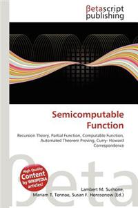 Semicomputable Function