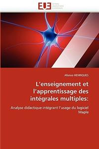 L''enseignement Et l''apprentissage Des Int?grales Multiples