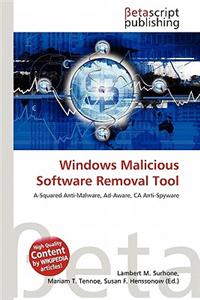 Windows Malicious Software Removal Tool