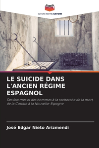 Suicide Dans l'Ancien Régime Espagnol