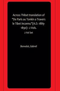 Across Thibet translation of 
