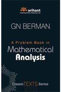 A Problem Book In Mathematical Analysis