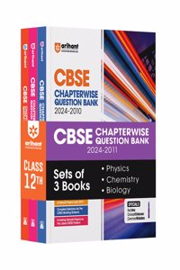 Arihant CBSE Question Bank Class 12th Set Of 3 Books| Physics | Chemistry | Biology | Chapterwise Topicwise Solved Paper | For 2025 Board Exams (Paperback, SK Singh,Punya Pratap,Swati Chauhan, Md. Shadab,Juhi Bhatia)