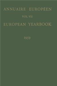 Annuaire Européen / European Yearbook