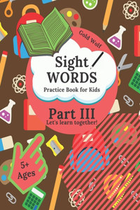 Sight Words Practice Book for Kids