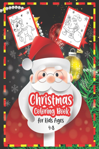Christmas Coloring Book for Kids Ages 4-8