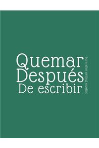 burn after writing español