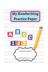 My Handwriting Practice Paper