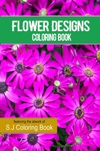 Flower Designs Coloring Book
