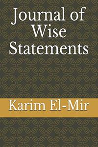 Journal of Wise Statements