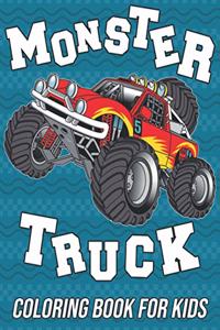 Monster Truck Coloring Book for Kids