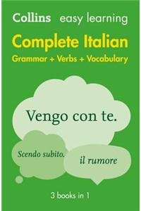 Easy Learning Complete Italian Grammar, Verbs and Vocabulary