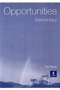 Opportunities Elementary Global Test Booklet