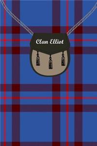 Clan Elliot Tartan Journal/Notebook