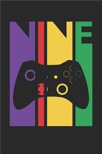 Gaming Notebook for 9 Year Old Boys and Girls - Colorful Gaming Journal - 9th Birthday Gift for Gamer Diary