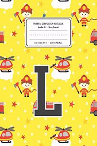 Primary Composition Notebook Grades K-2 Story Journal L
