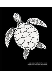 Polynesian Sea Turtle Honu Maori Art Hawaiian Notebook