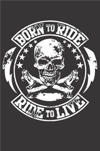 Notebook for Biker dirt bike motocross drag race born to ride