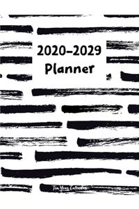 2020-2029 Ten Year Calendar Planner