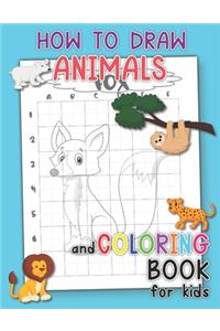 How to Draw Animals and Coloring Book for Kids