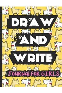 Draw and Write Journal for Girls