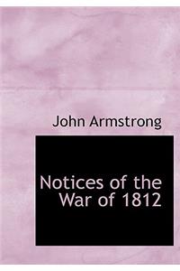 Notices of the War of 1812