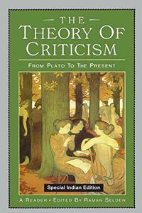 Theory of Criticism: From Plato to the Present
