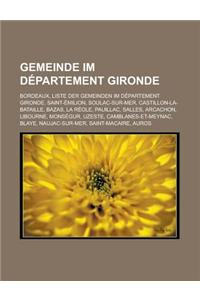 Gemeinde Im Departement Gironde