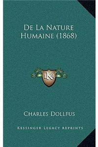 de La Nature Humaine (1868)