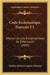 Code Ecclesiastique Francais V2